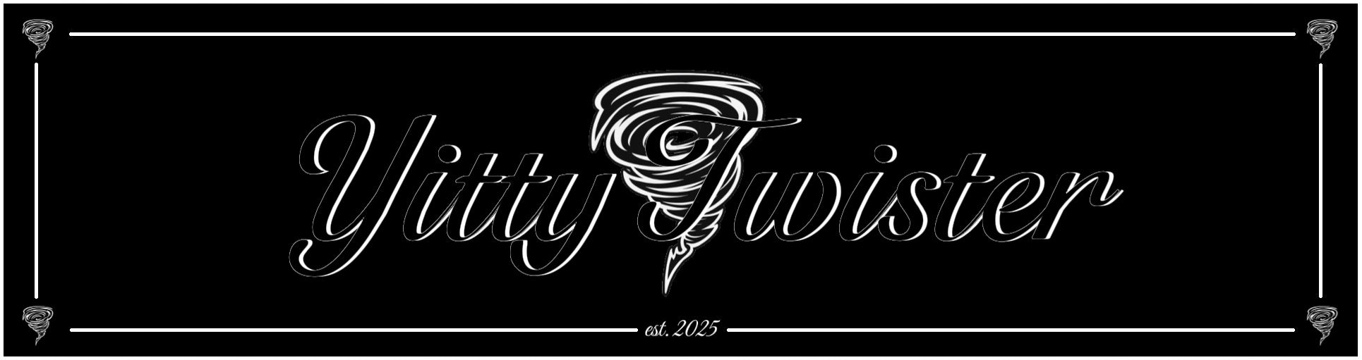 YittyTwister Sticker Black