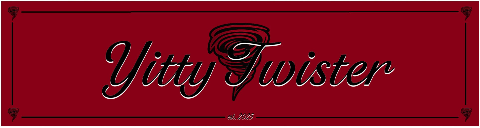 YittyTwister Sticker Wine Red